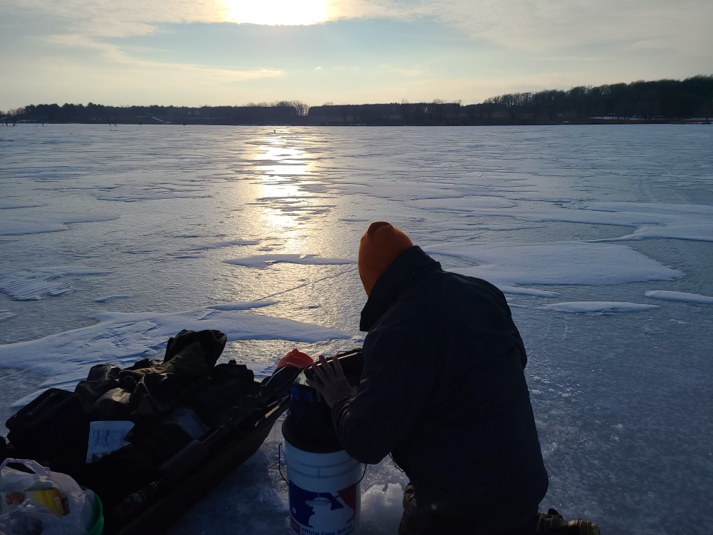 Ice Fishing Northern Illinois
